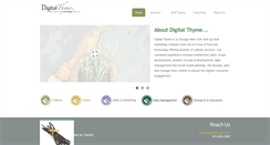 Desktop Screenshot of digitalthyme.com